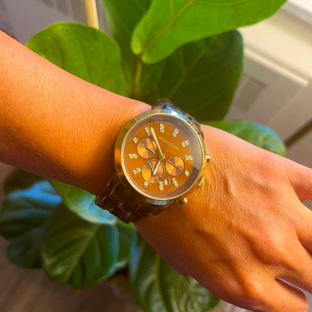 Women’s Michael Kors Tortoise Watch